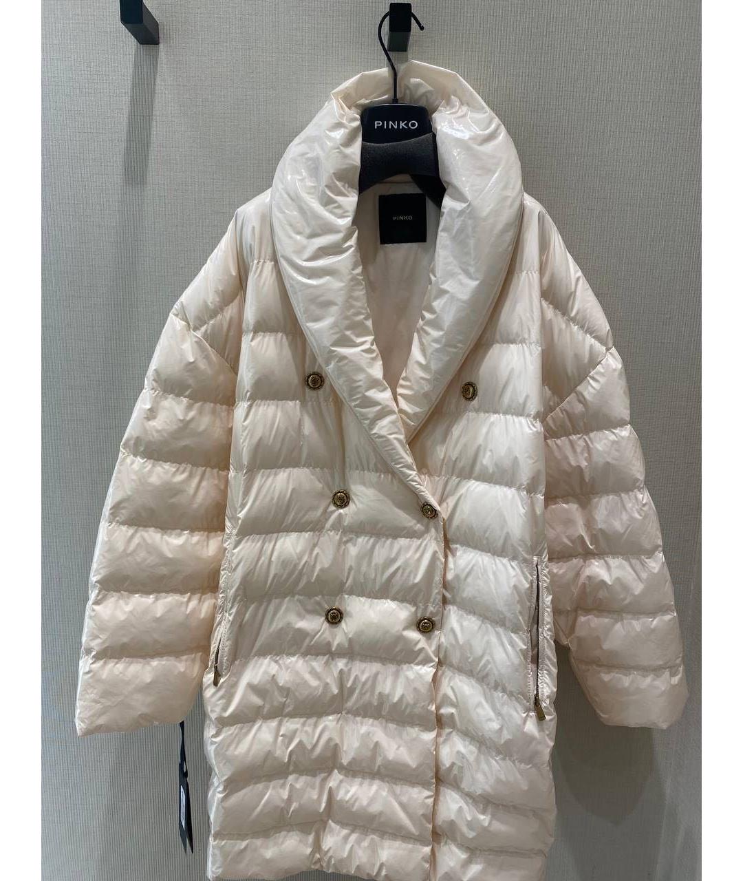 PINKO Бежевое пальто, фото 3
