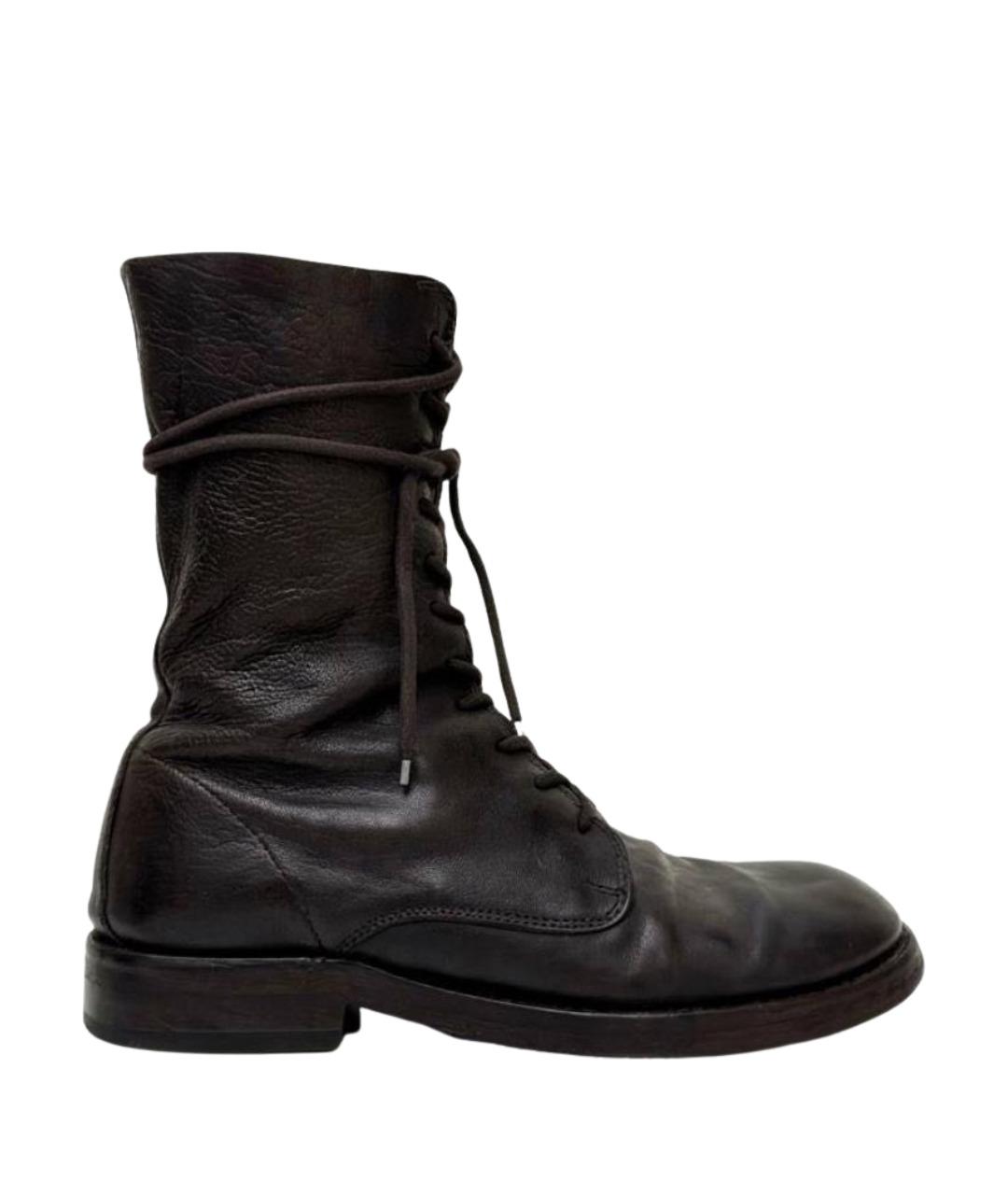 ANN DEMEULEMEESTER Кожаные высокие ботинки, фото 1