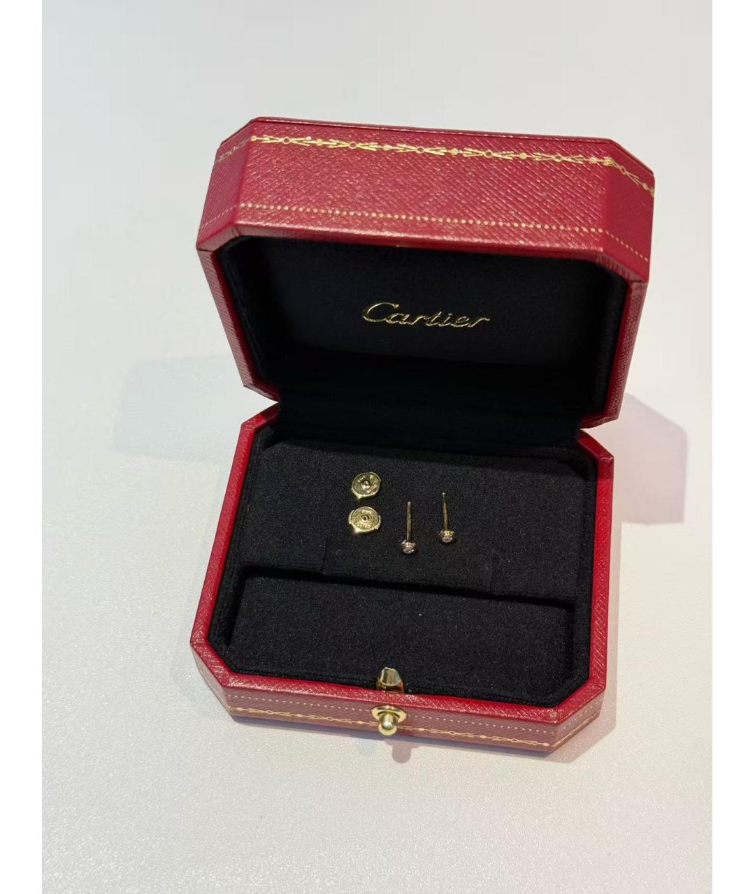 CARTIER Золотые серьги из желтого золота, фото 4