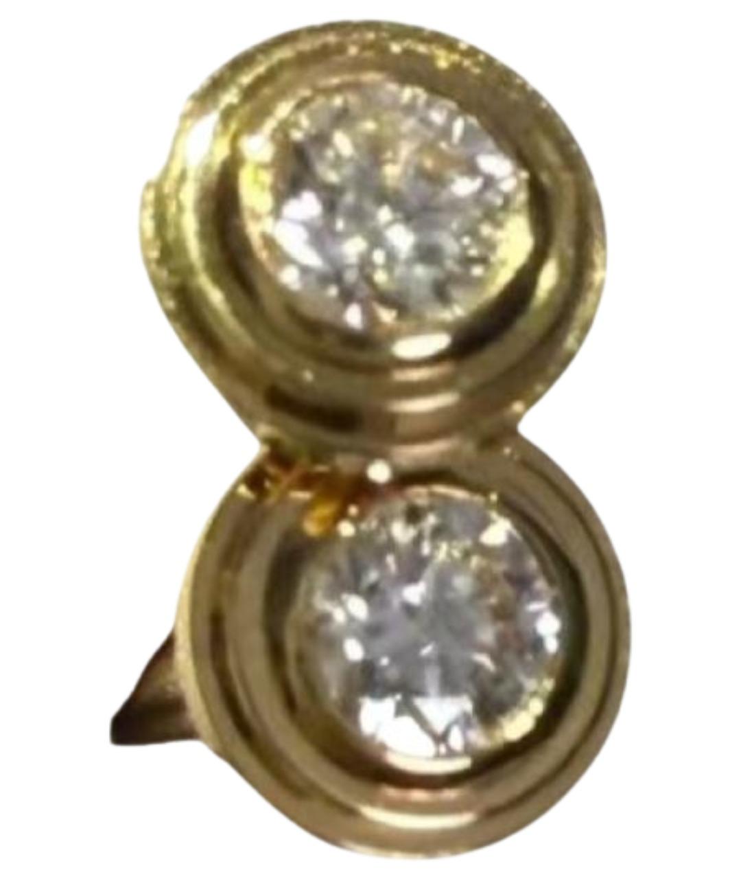 CARTIER Золотые серьги из желтого золота, фото 1