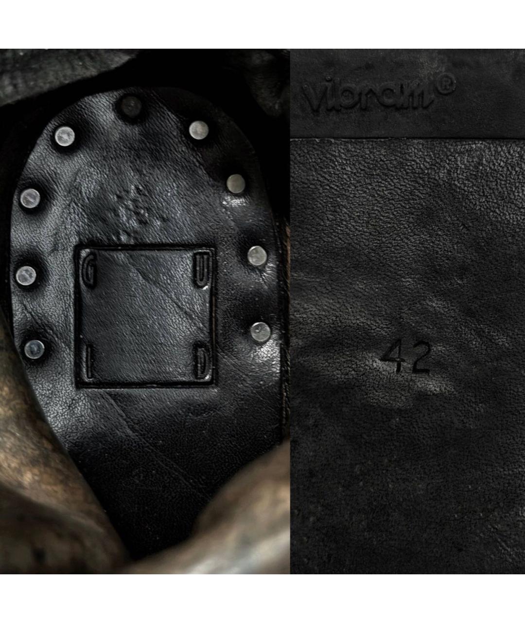 GUIDI Кожаные низкие ботинки, фото 7