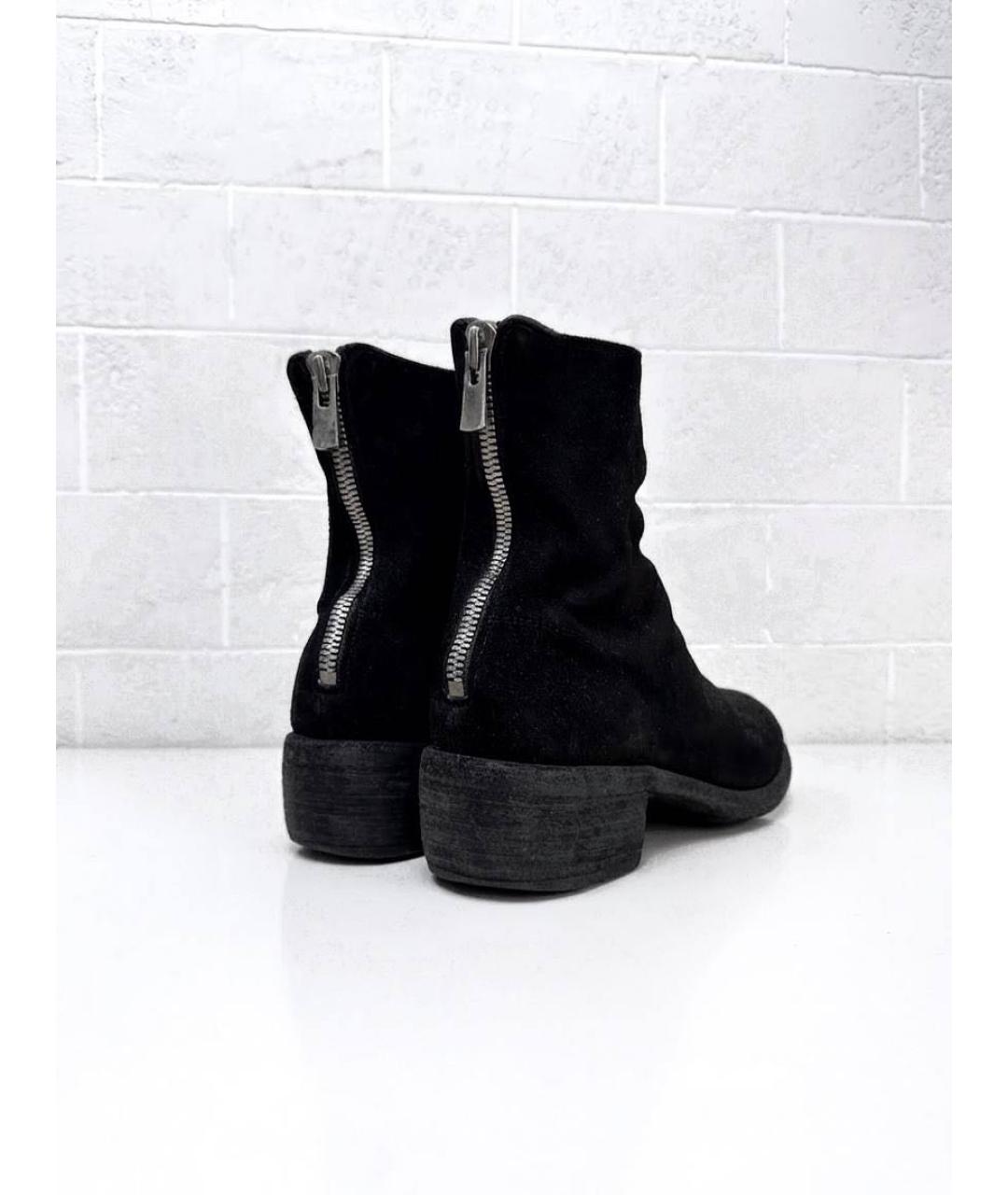 GUIDI Кожаные низкие ботинки, фото 3