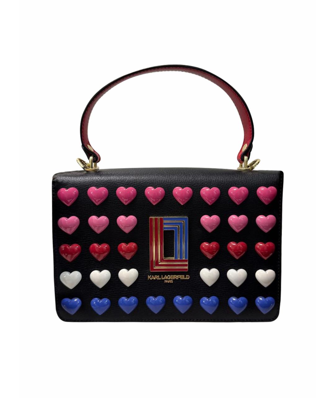 KARL LAGERFELD Мульти кожаная сумка через плечо, фото 1