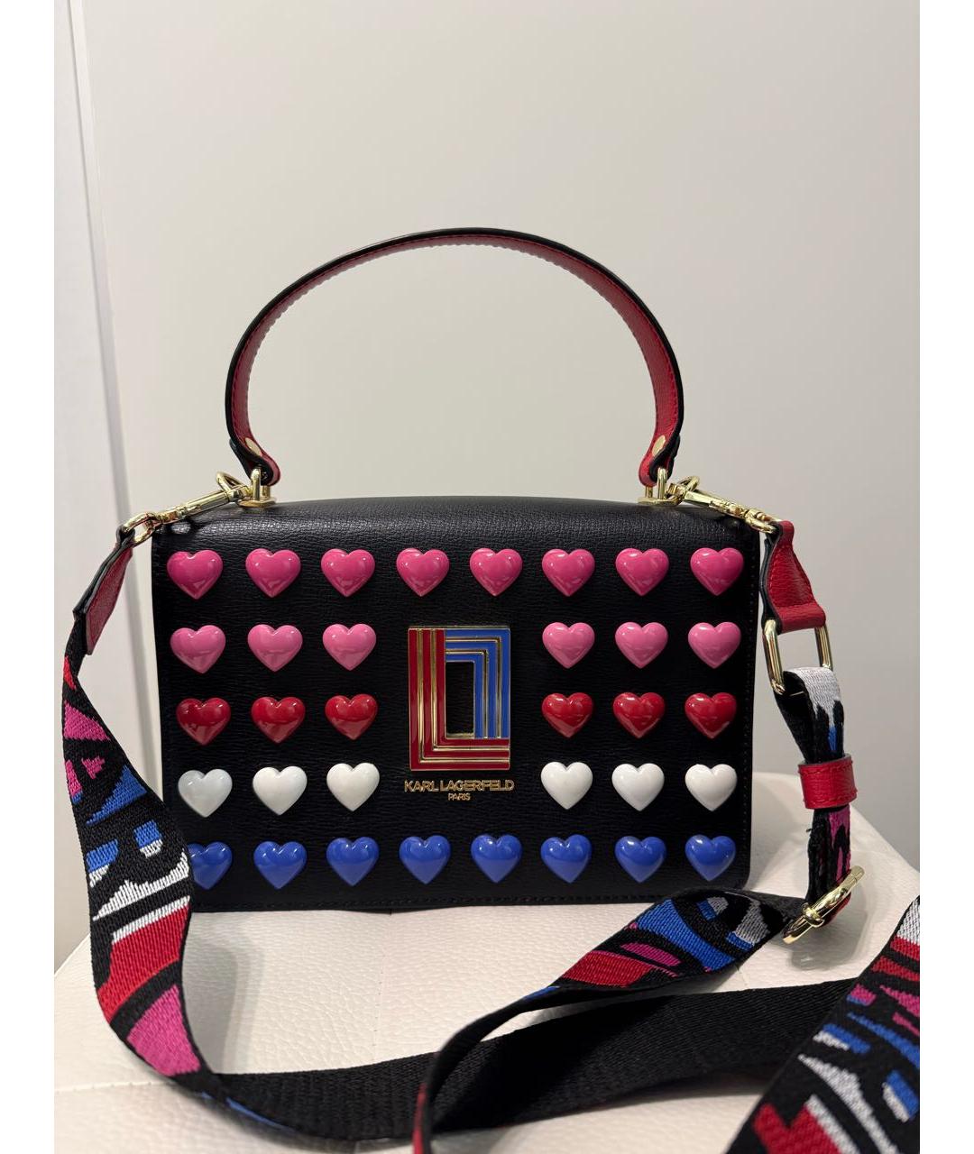 KARL LAGERFELD Мульти кожаная сумка через плечо, фото 9