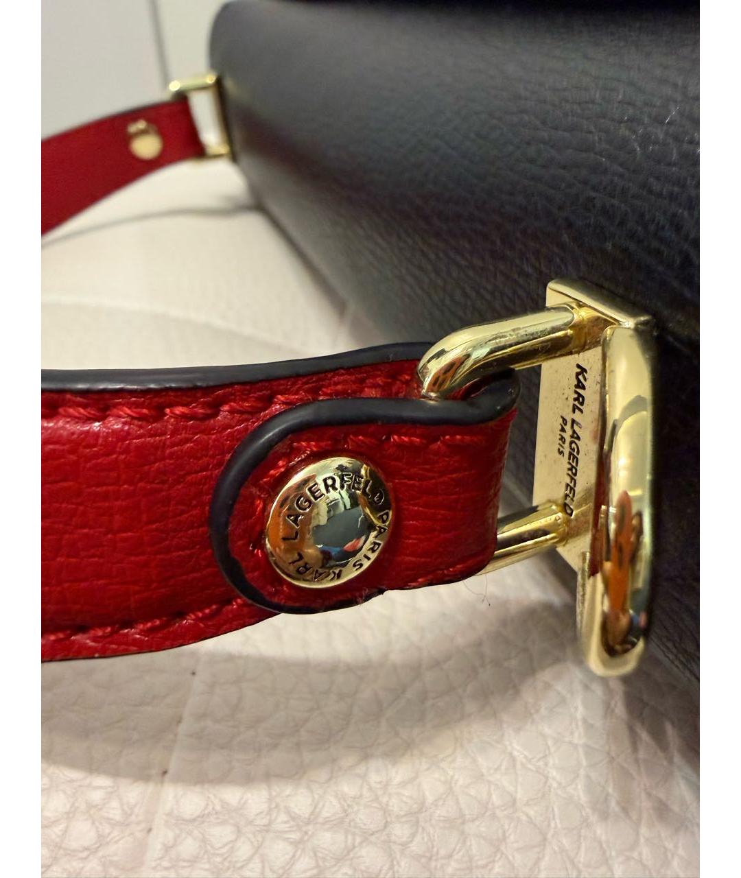 KARL LAGERFELD Мульти кожаная сумка через плечо, фото 8