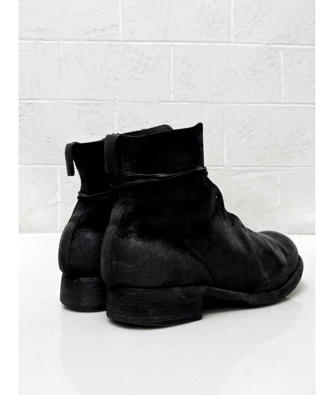 GUIDI Кожаные низкие ботинки, фото 4