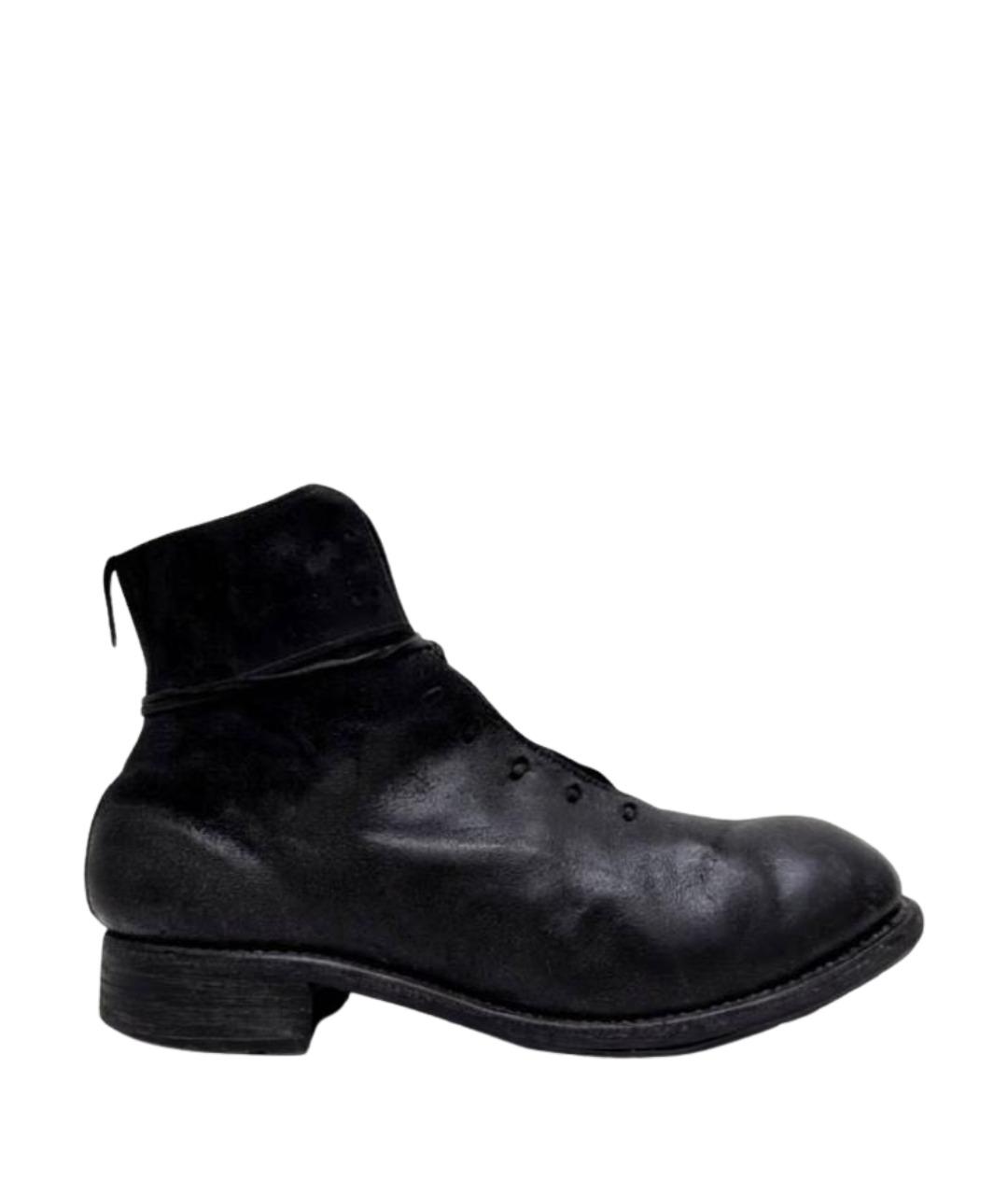 GUIDI Кожаные низкие ботинки, фото 1