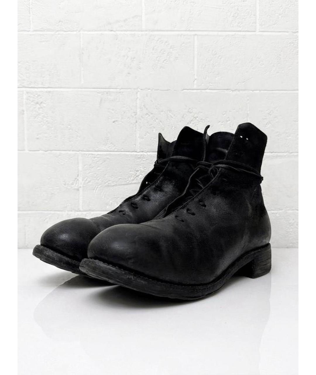 GUIDI Кожаные низкие ботинки, фото 3