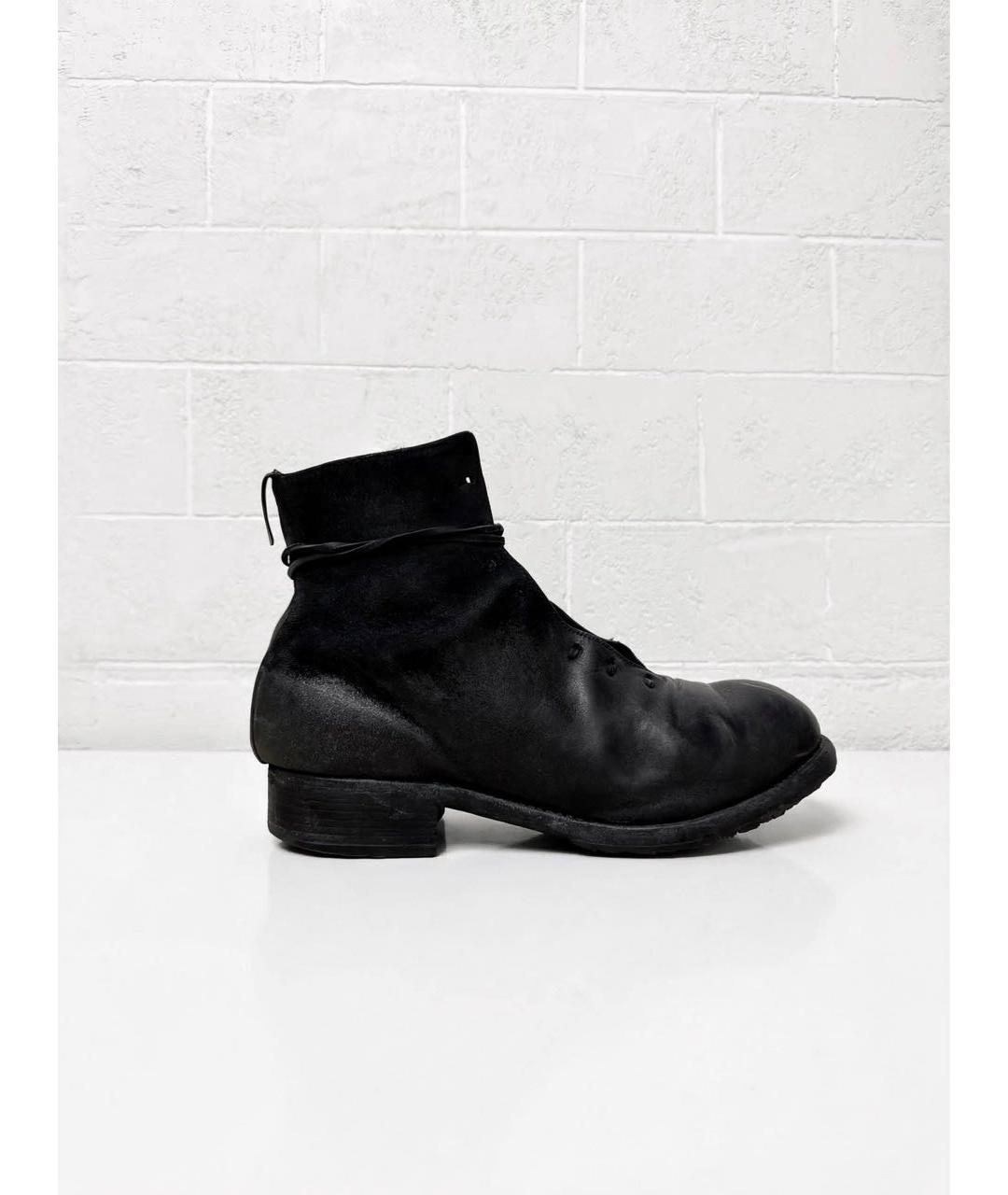 GUIDI Кожаные низкие ботинки, фото 2