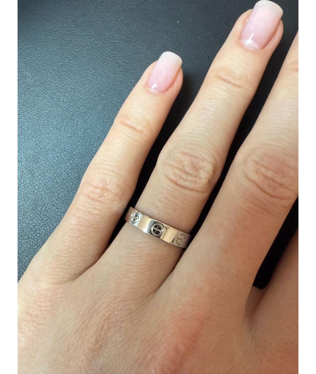 CARTIER Белое кольцо из белого золота, фото 5