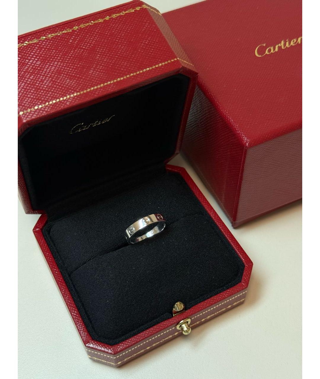 CARTIER Белое кольцо из белого золота, фото 6