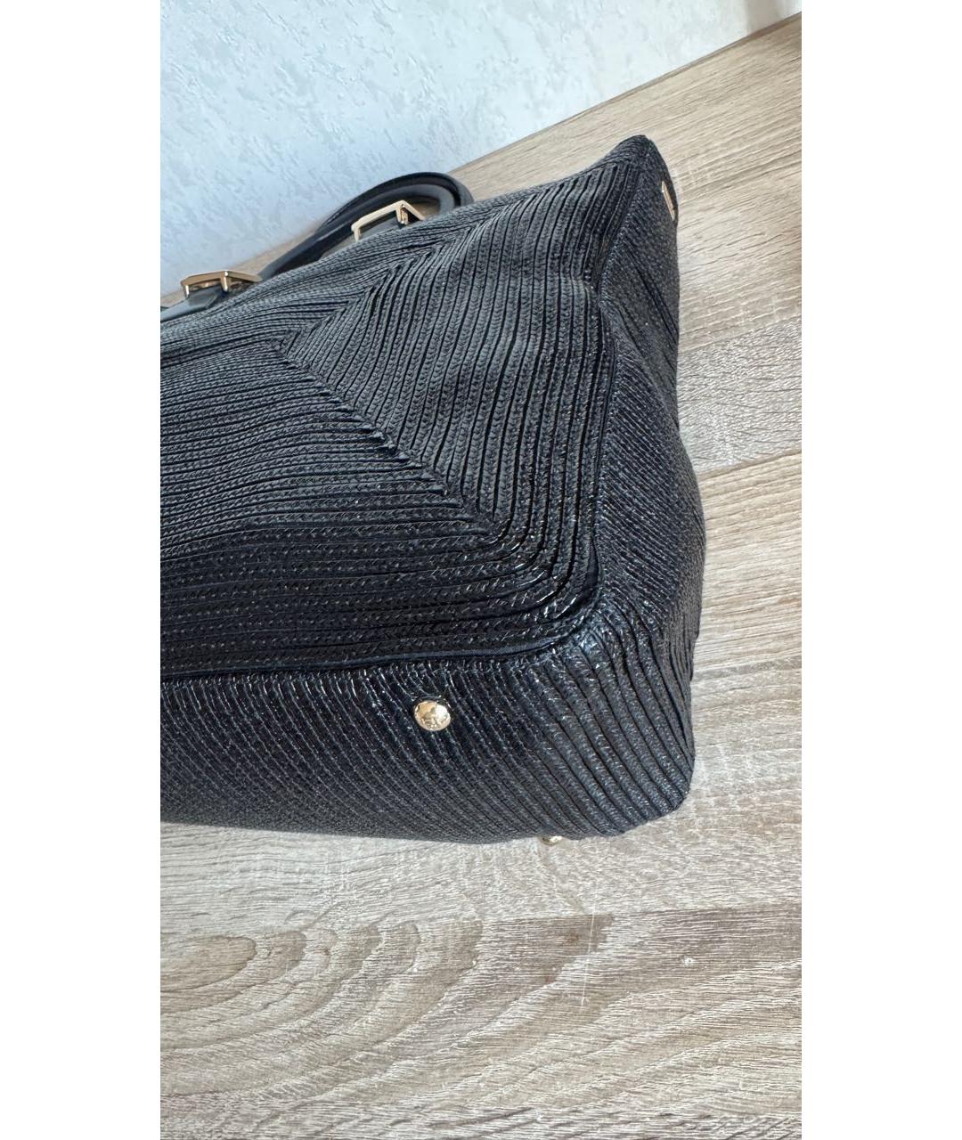 FENDI Черная сумка с короткими ручками, фото 3