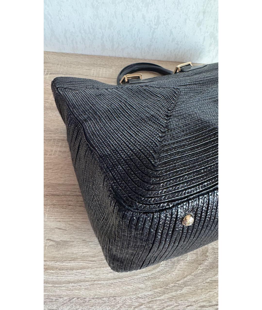 FENDI Черная сумка с короткими ручками, фото 4