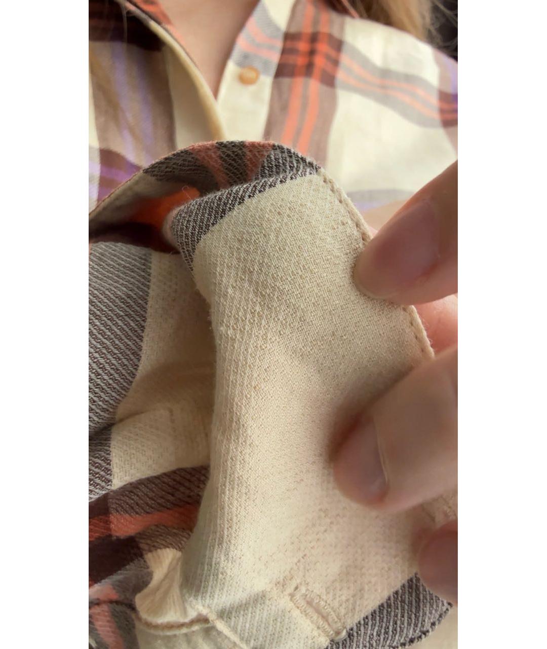 SESSUN Оранжевая льняная рубашка, фото 6