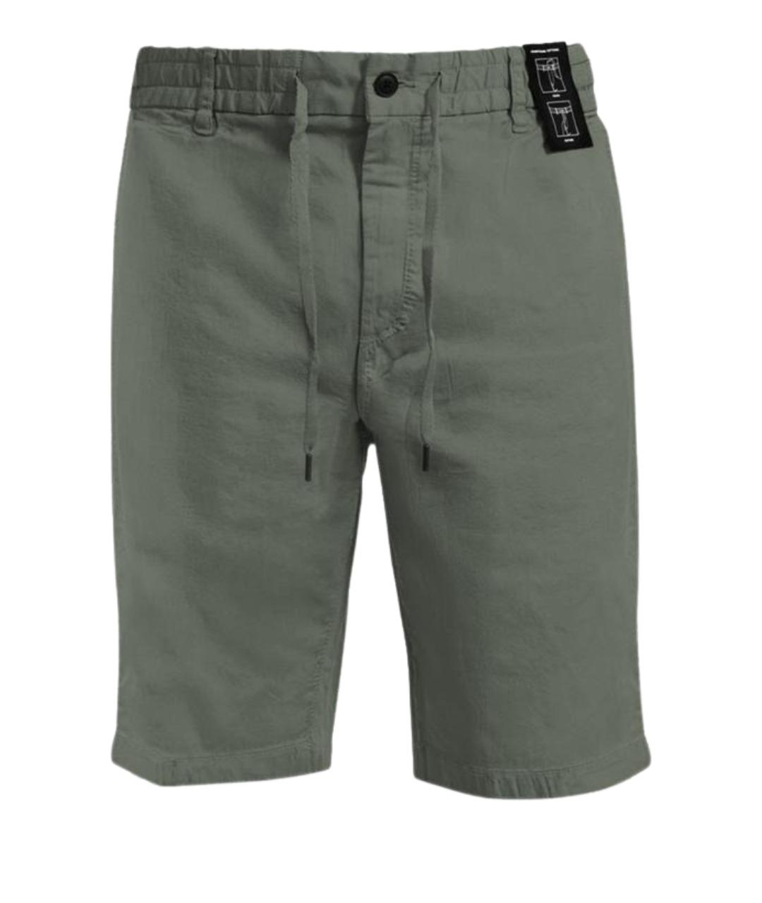 HUGO BOSS Зеленые хлопковые шорты, фото 1