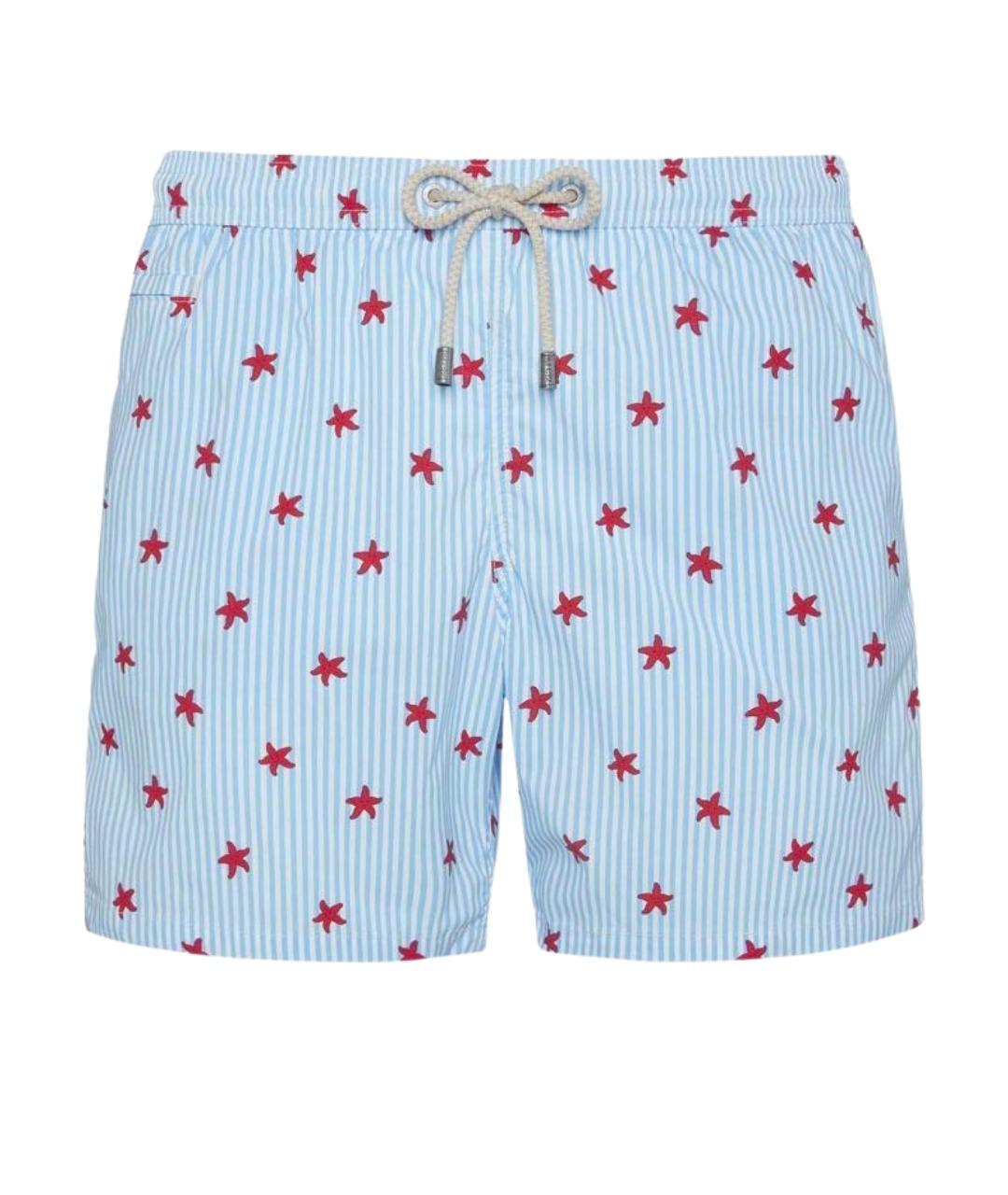 MC2 SAINT BARTH Голубые полиэстеровые плавки, фото 1