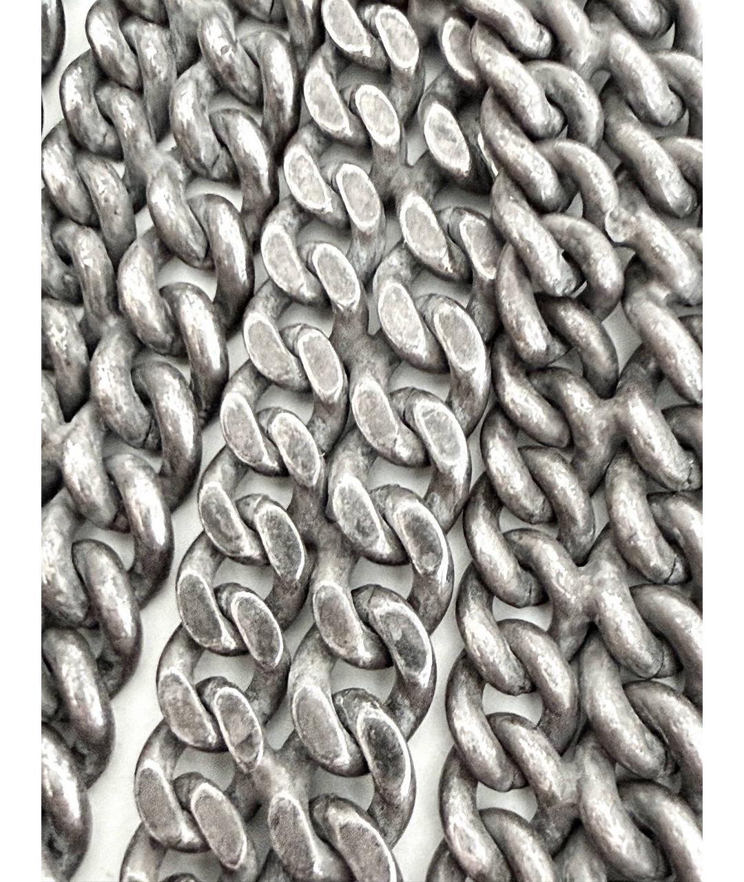 SAINT LAURENT Черный кожаный ремень, фото 4