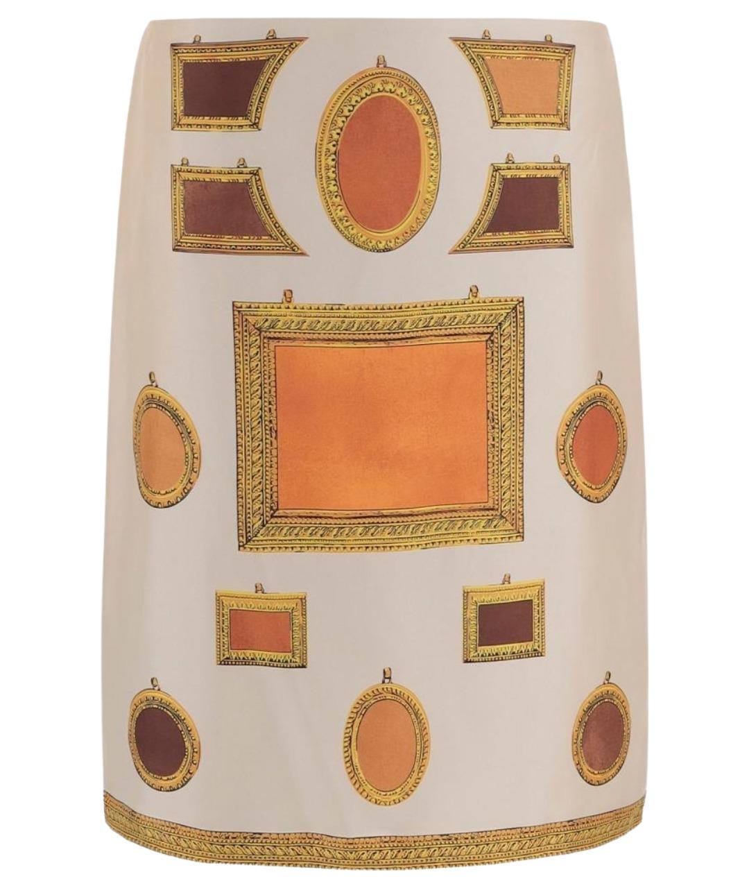 VERSACE Мульти юбка миди, фото 1