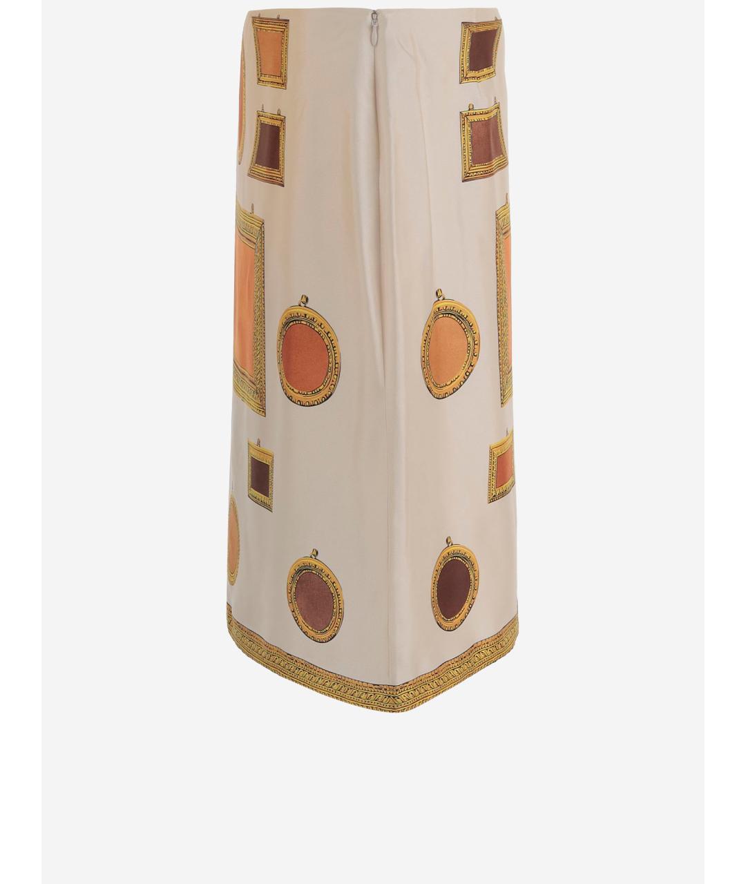 VERSACE Мульти юбка миди, фото 2