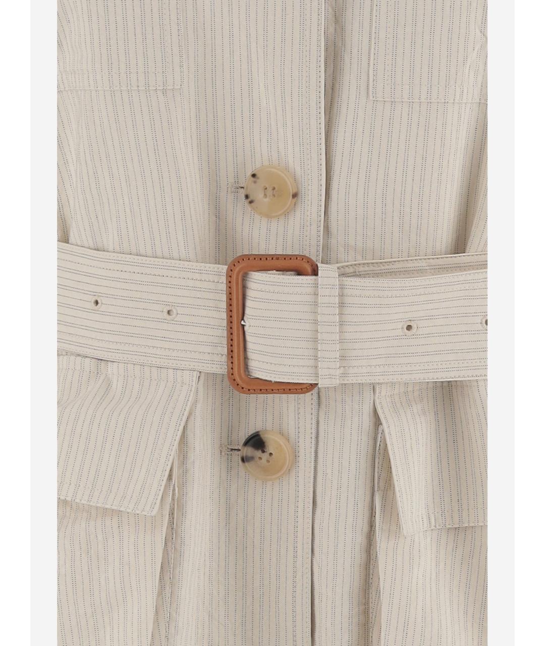 DRIES VAN NOTEN Бежевый хлопковый жилет, фото 3