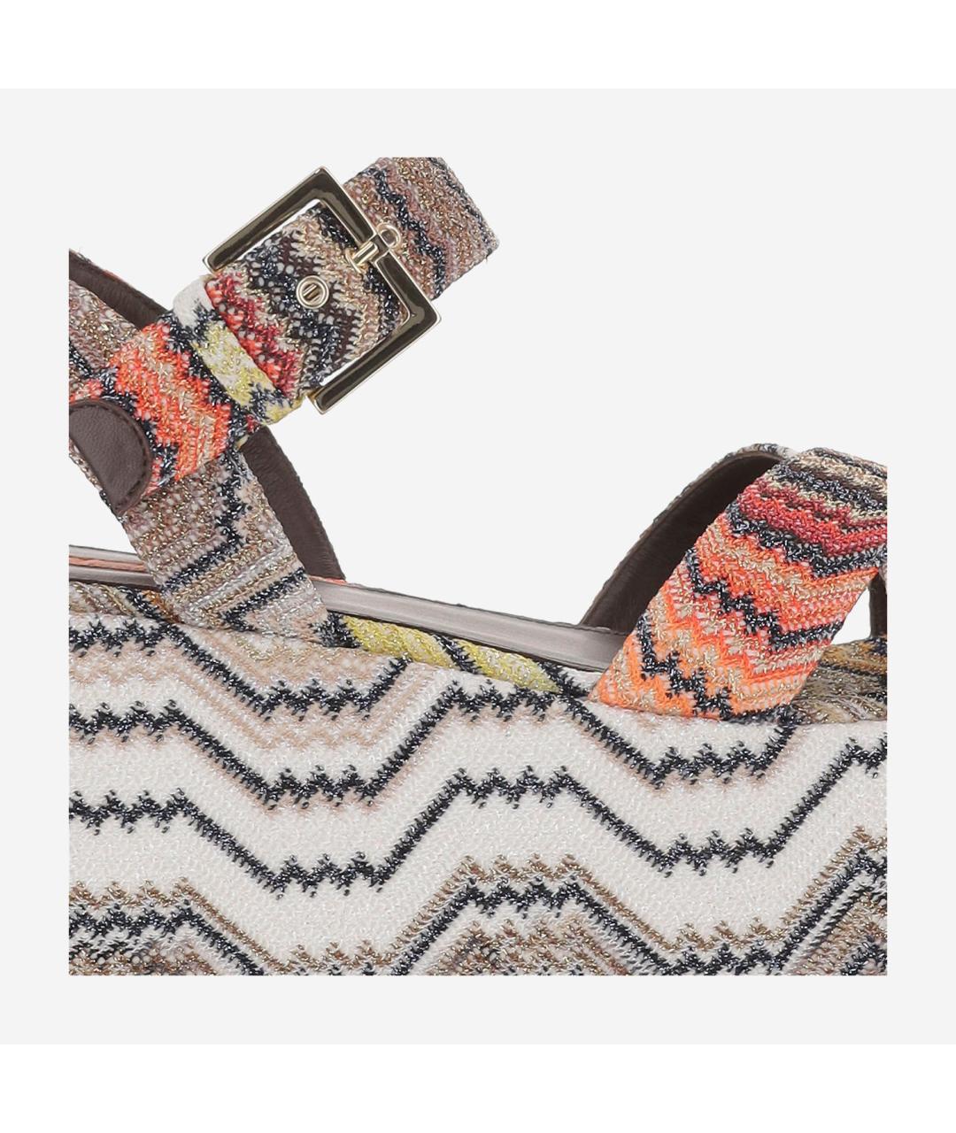 MISSONI Мульти босоножки, фото 4