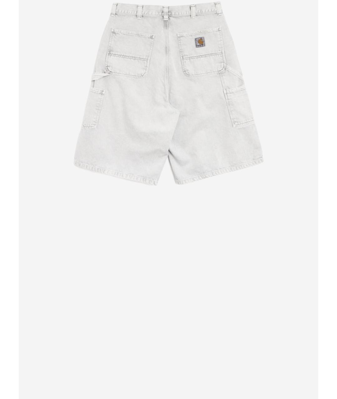 CARHARTT WIP Серые хлопковые шорты, фото 2