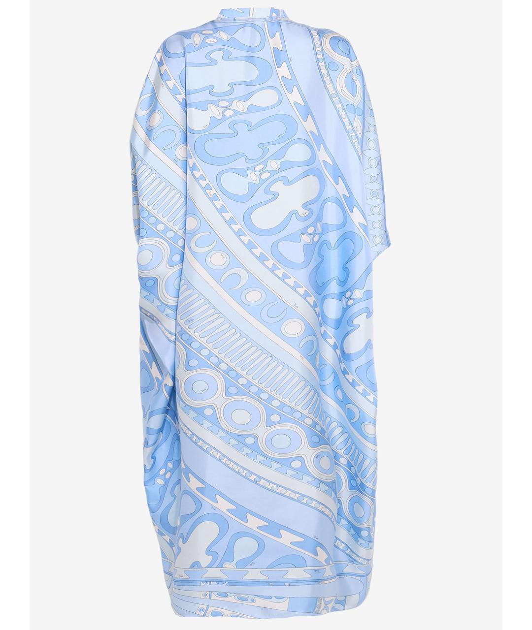 EMILIO PUCCI Синее повседневное платье, фото 2