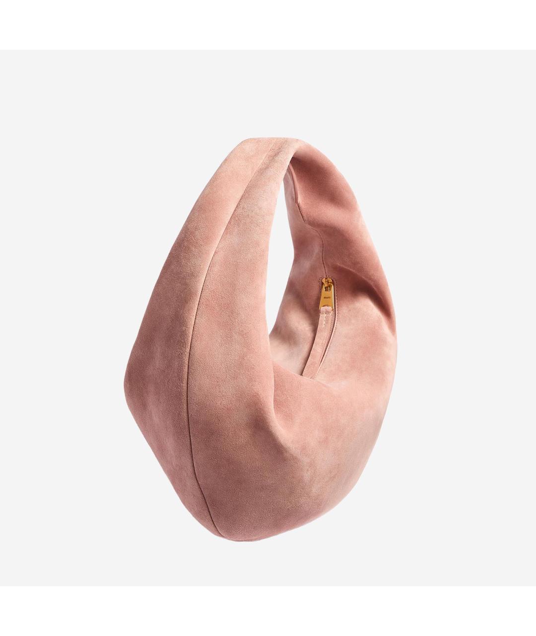 KHAITE Розовая кожаная сумка тоут, фото 2