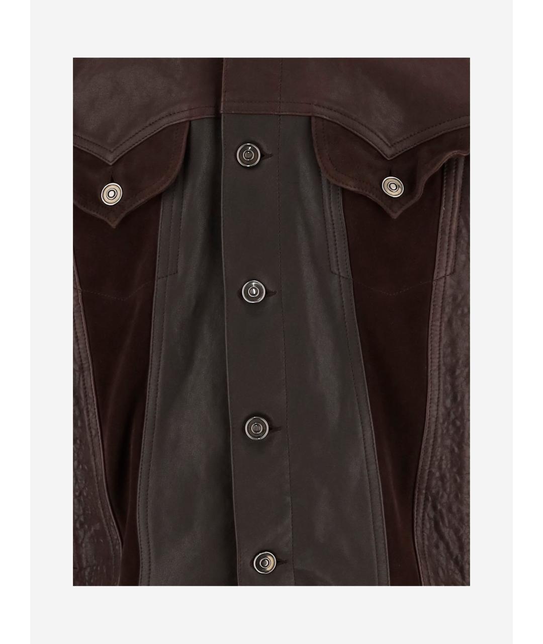 VERSACE Мульти кожаная куртка, фото 3