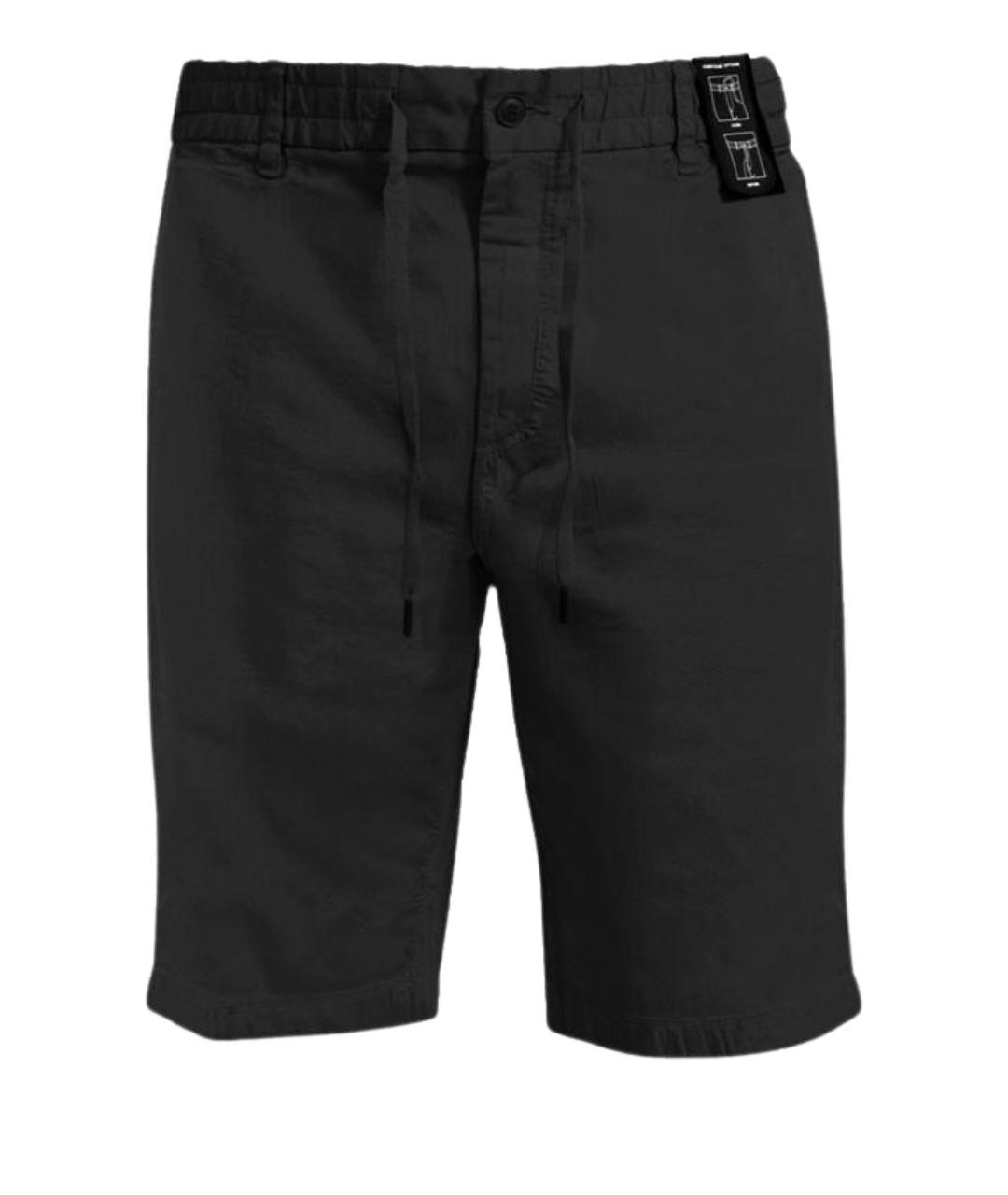 HUGO BOSS Черные хлопковые шорты, фото 1