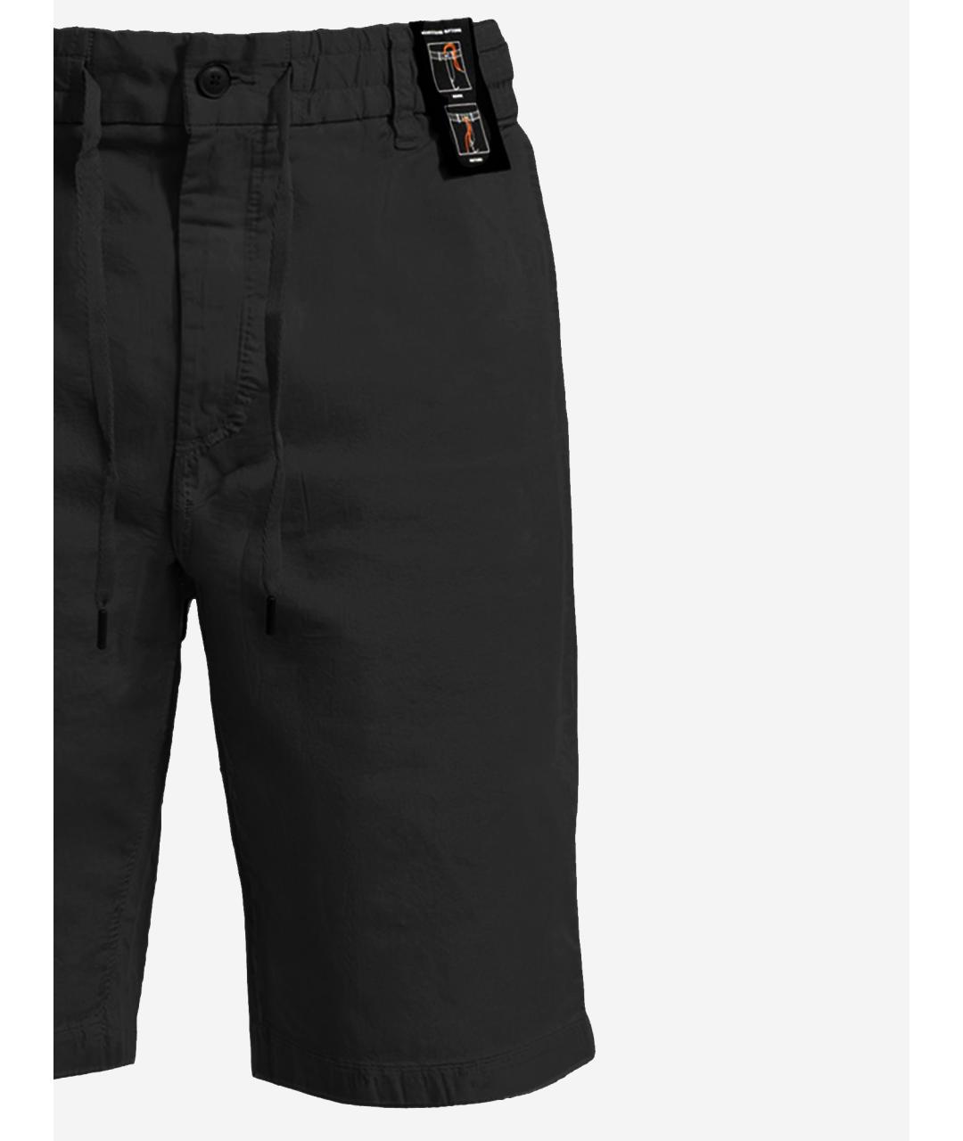 HUGO BOSS Черные хлопковые шорты, фото 3