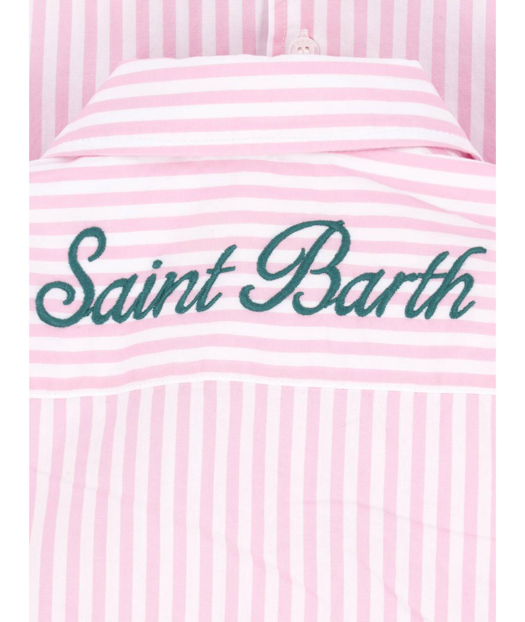 MC2 SAINT BARTH Розовая хлопковая рубашка, фото 3