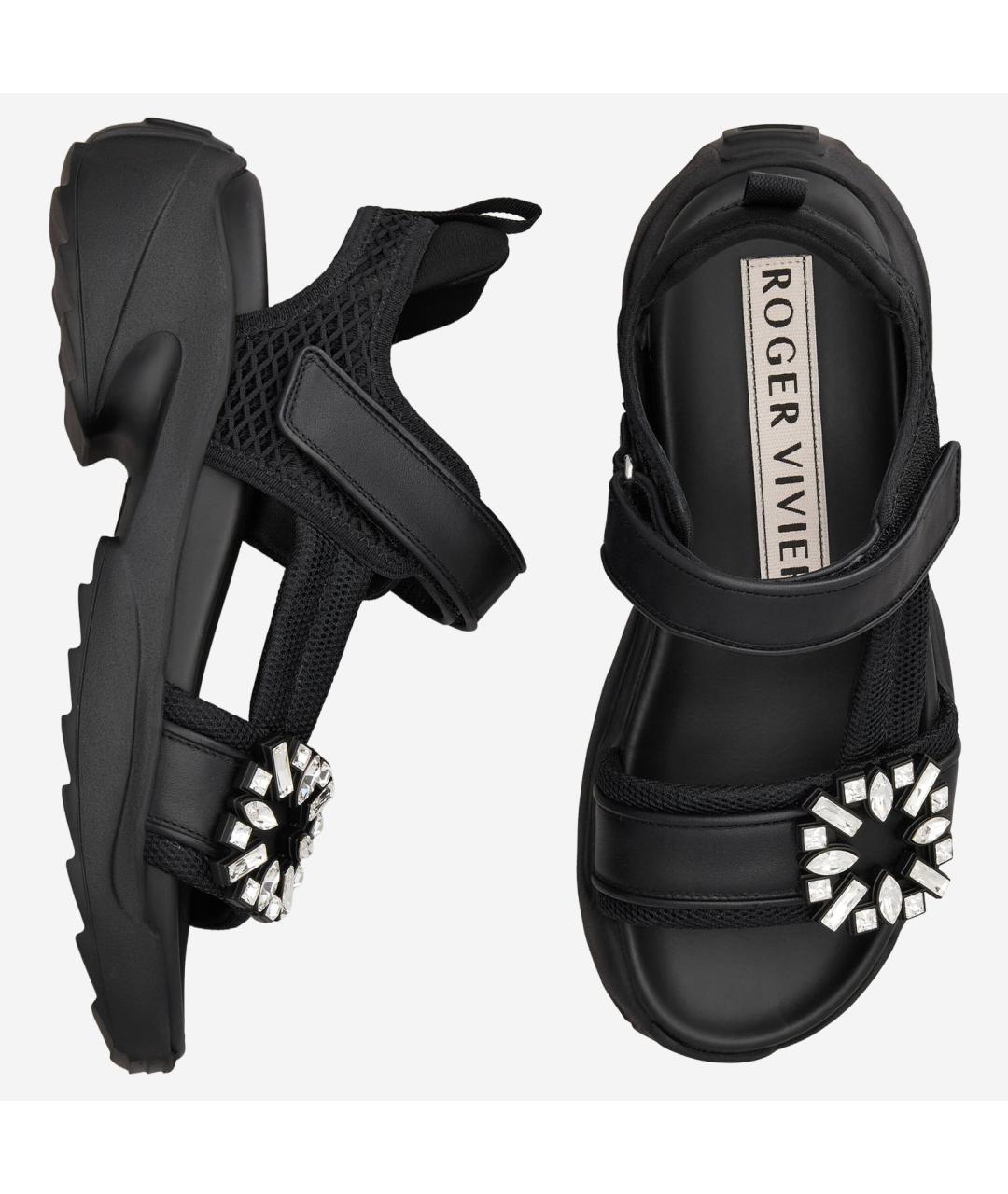 ROGER VIVIER Черные босоножки, фото 2