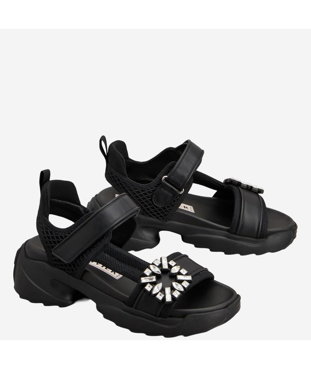 ROGER VIVIER Черные босоножки, фото 3