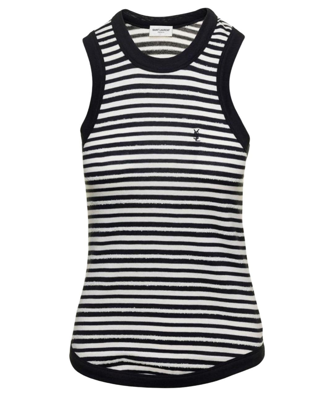 SAINT LAURENT Мульти хлопковая майка, фото 1