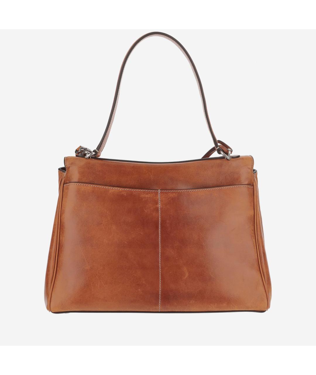 BALENCIAGA Коричневая кожаная сумка тоут, фото 4