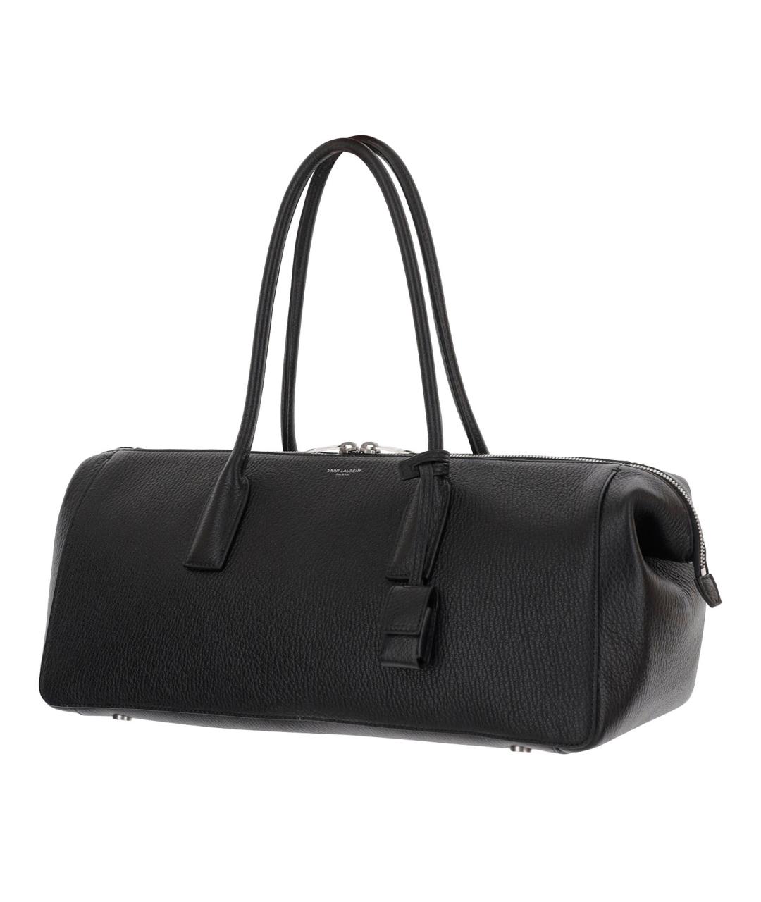 SAINT LAURENT Черная сумка тоут, фото 2