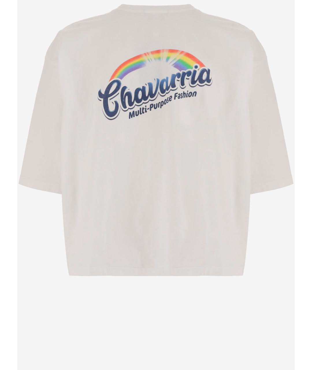 WILLY CHAVARRIA Белая хлопковая футболка, фото 2