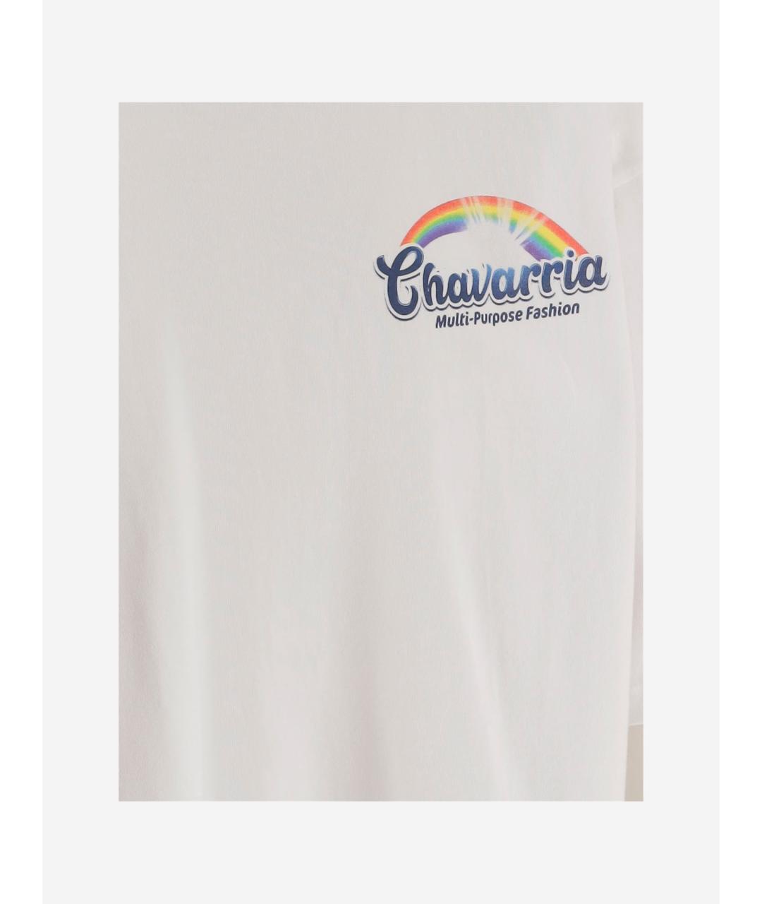 WILLY CHAVARRIA Белая хлопковая футболка, фото 3