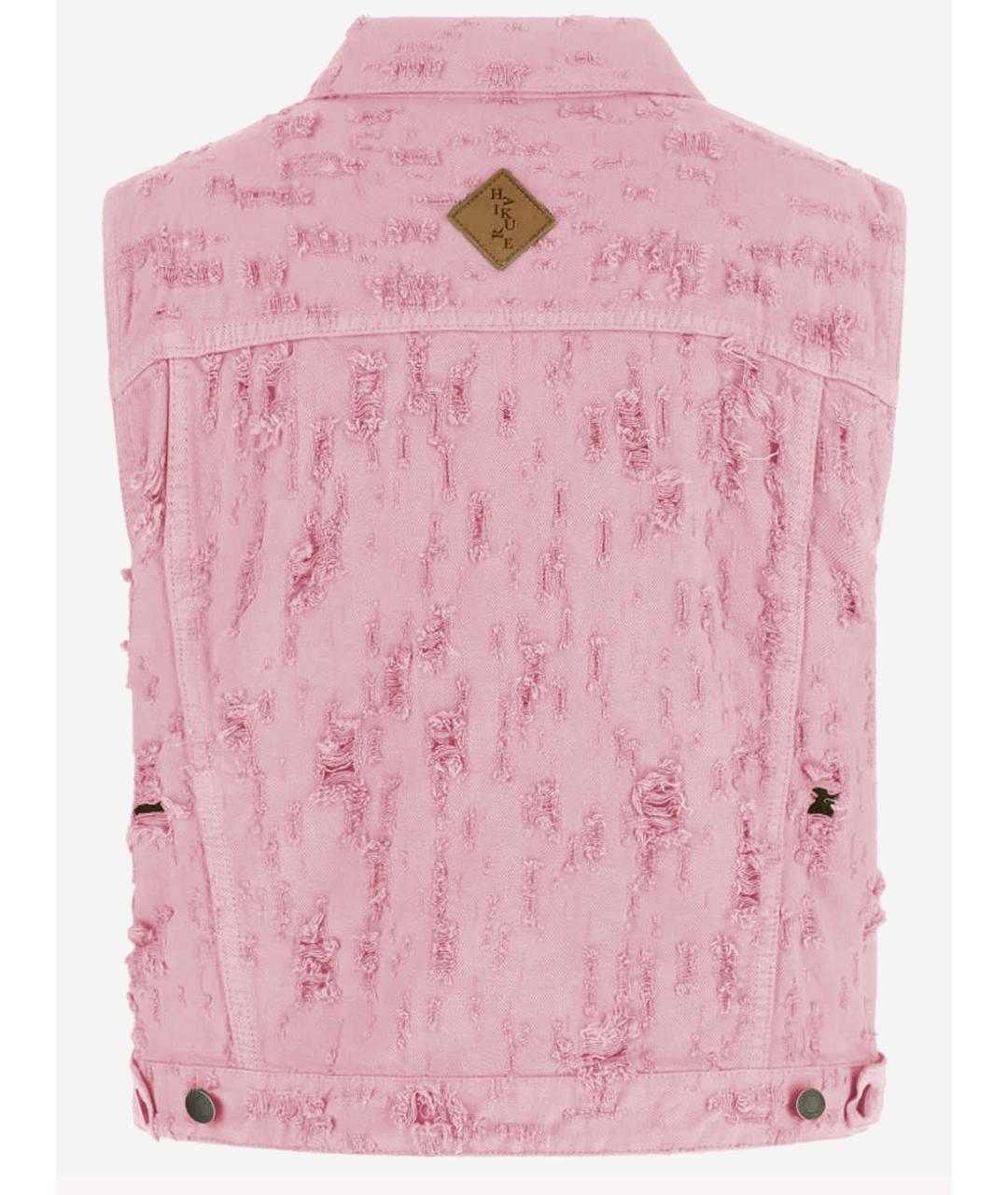HAIKURE Розовый хлопковый жилет, фото 2