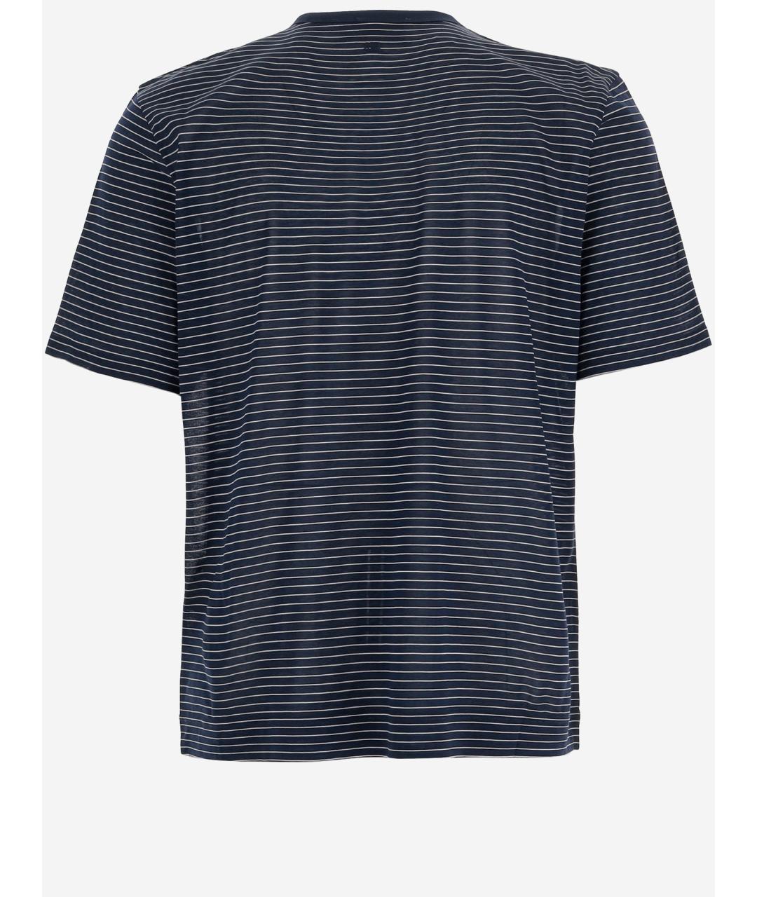 Ami Paris Синяя хлопковая футболка, фото 2