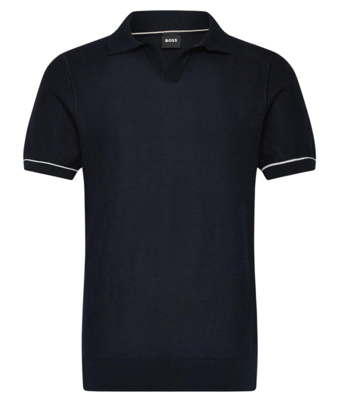 HUGO BOSS Синий хлопковый джемпер / свитер, фото 1