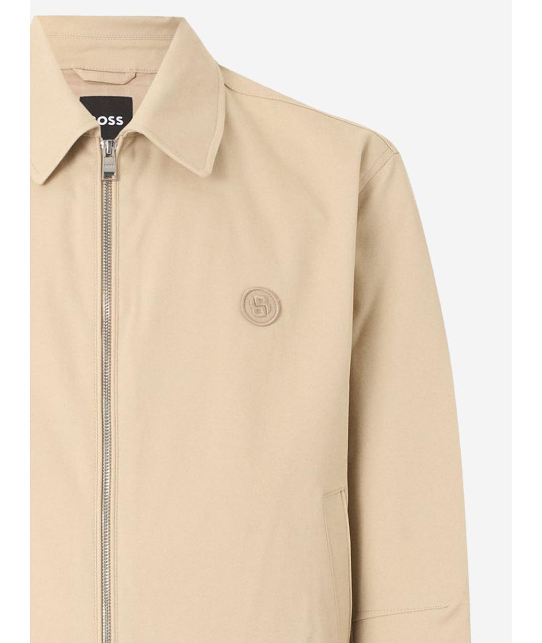 HUGO BOSS Бежевая хлопковая куртка, фото 3