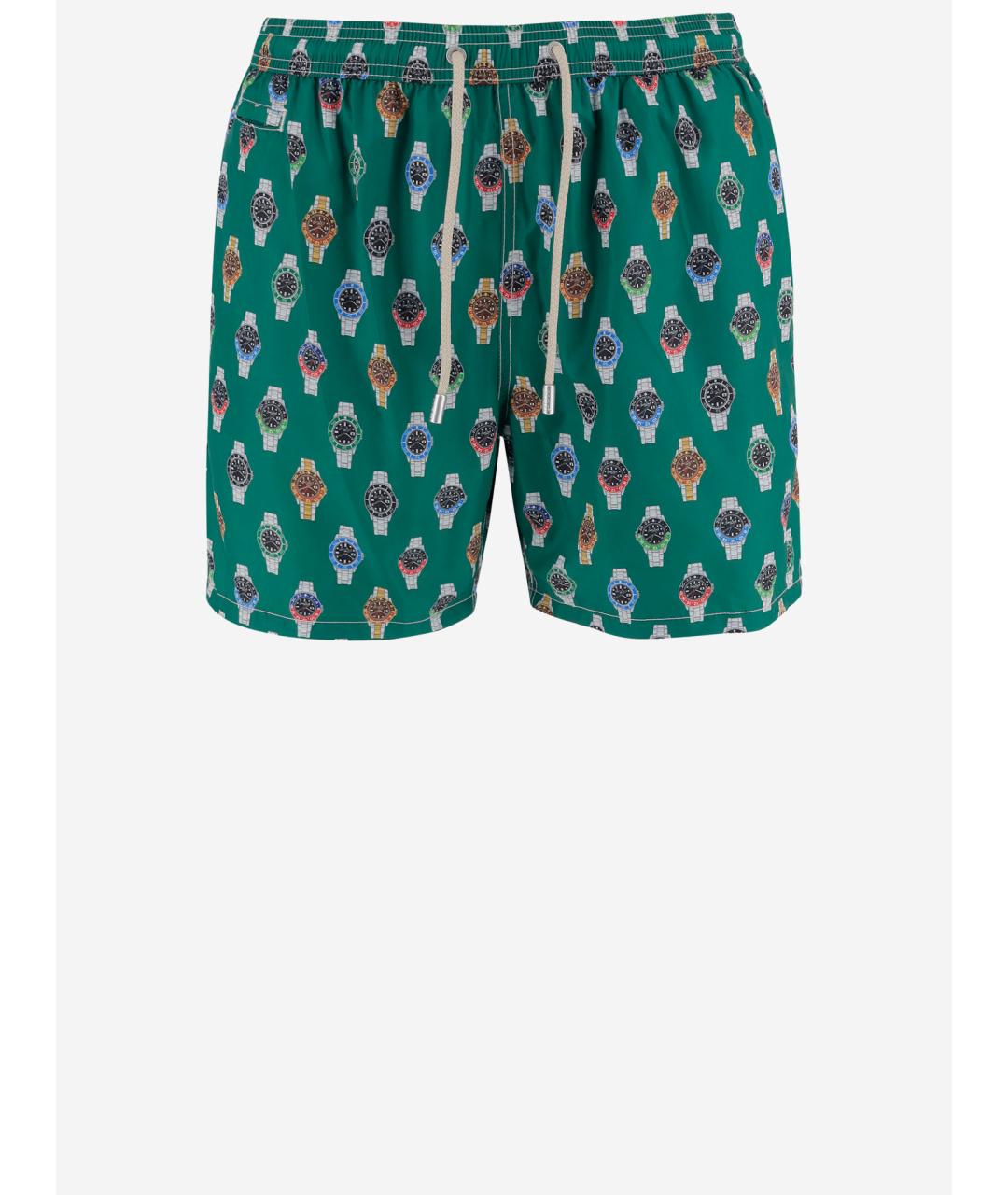 MC2 SAINT BARTH Зеленые плавки, фото 4