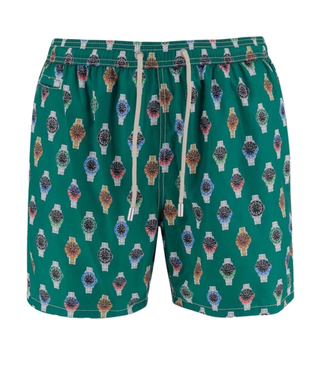 MC2 SAINT BARTH Зеленые плавки, фото 1