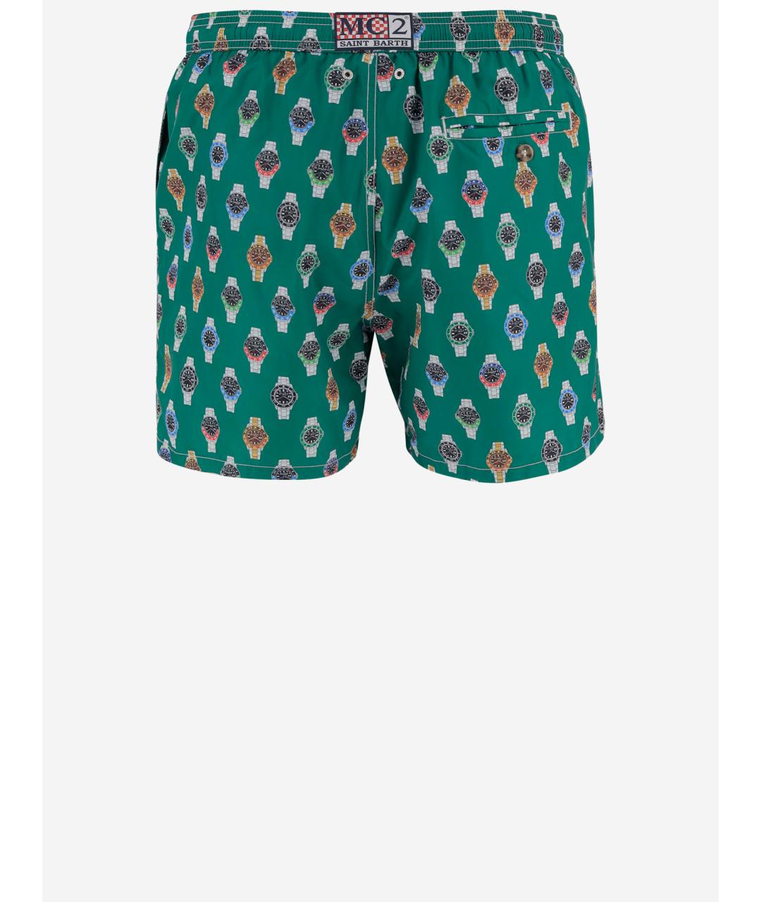 MC2 SAINT BARTH Зеленые плавки, фото 2