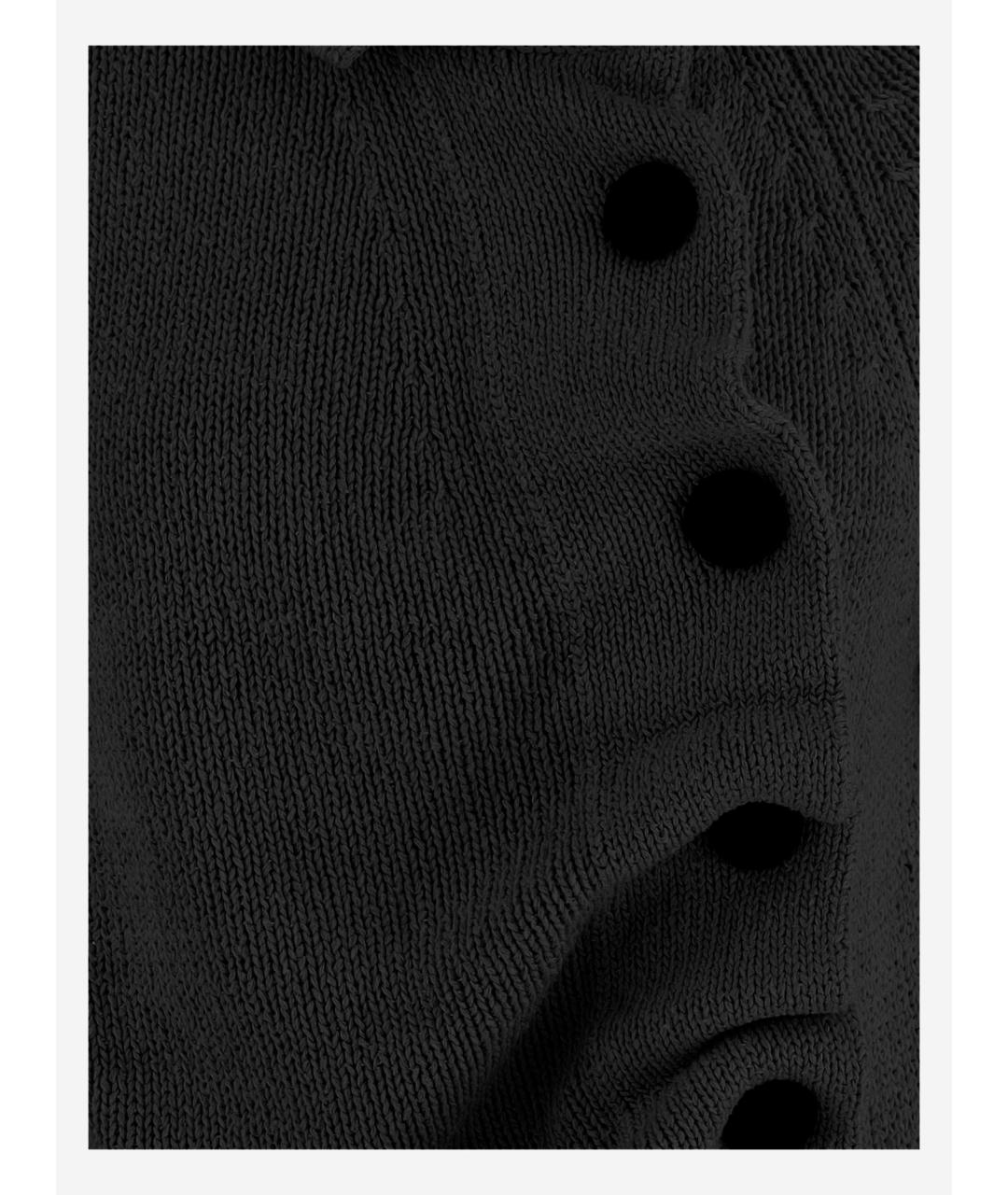 KHAITE Черный кардиган, фото 3