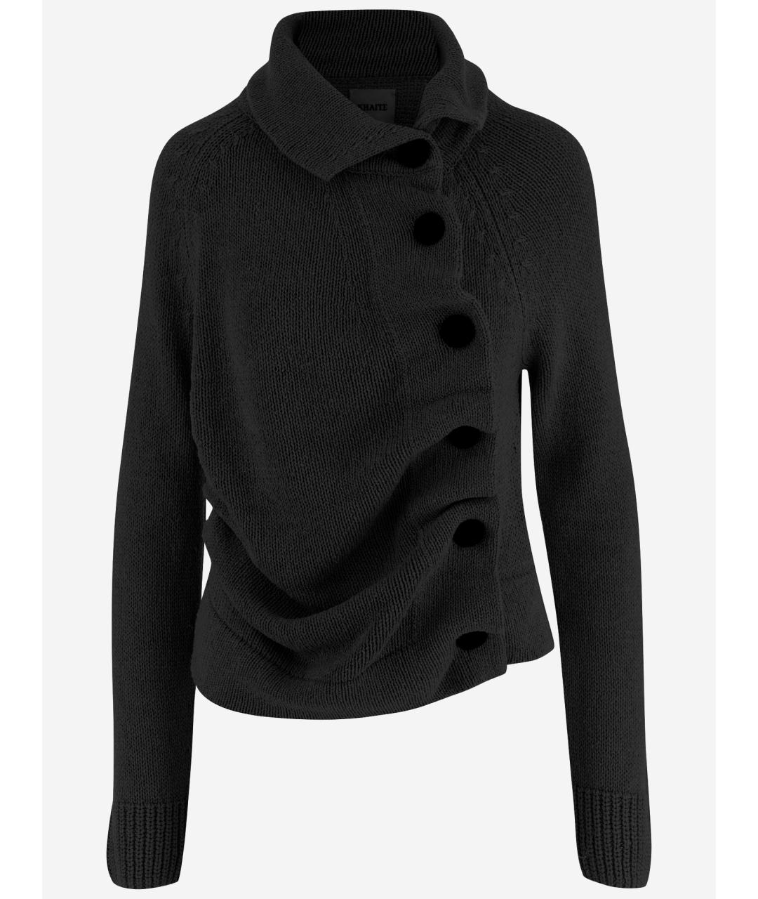 KHAITE Черный кардиган, фото 4