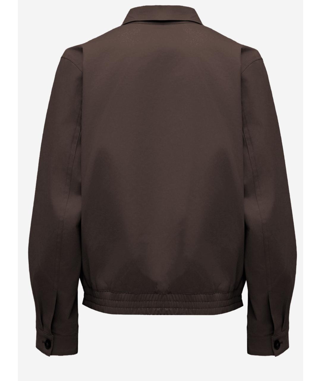 HUGO BOSS Коричневая хлопковая куртка, фото 2