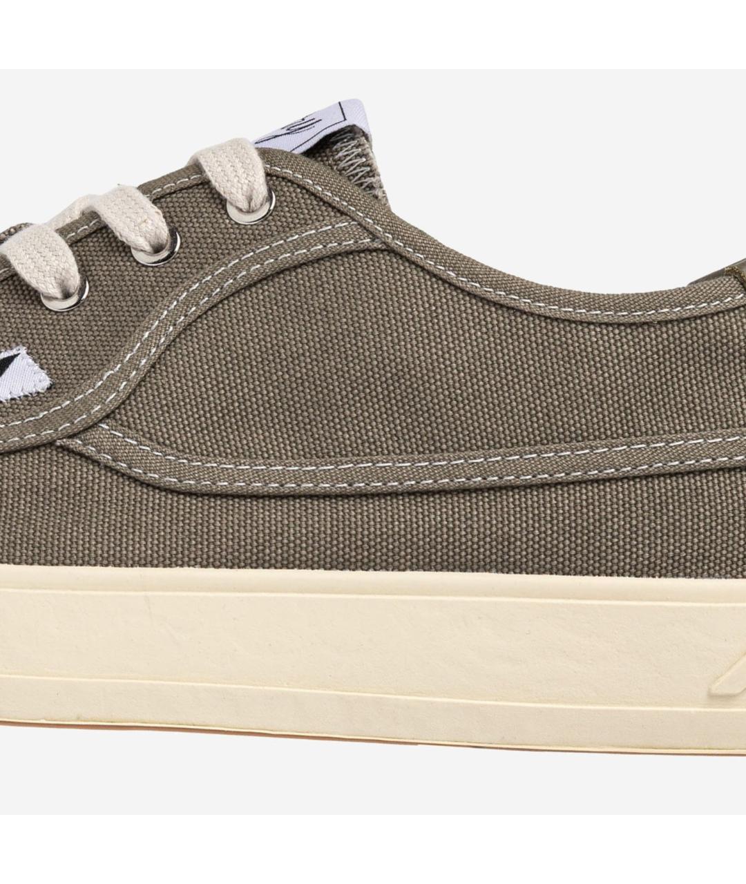 AUTRY Хаки текстильные низкие кроссовки / кеды, фото 5